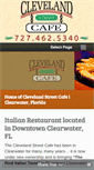 Mobile Screenshot of clevelandstreetcafe.com